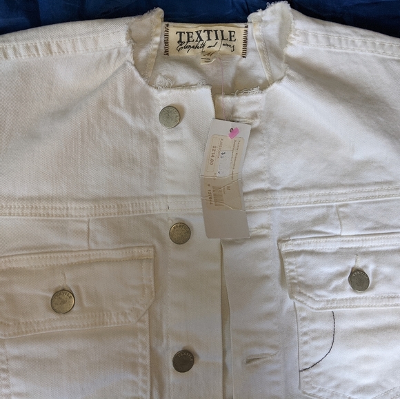 Textile Elizabeth & James "Sid' jean vest M - Picture 2 of 8